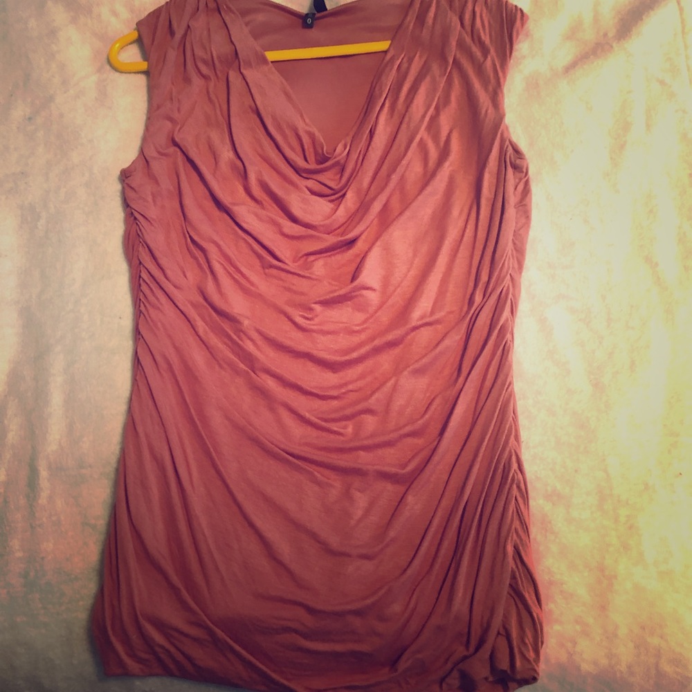 NWOT peach dress top
